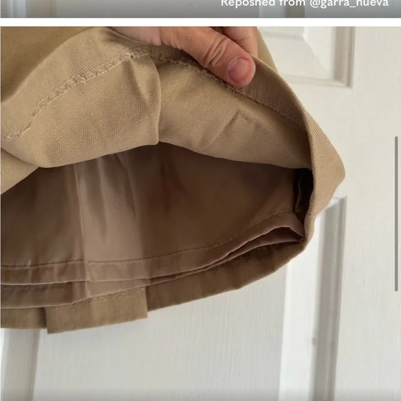 The Frankie Shop Tan Mini Skirt - Picture 5 of 11